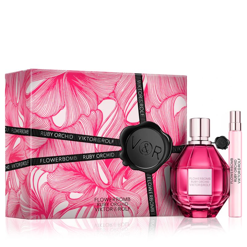 Viktor Rolf Flowerbomb Ruby Orchid set de regalo – Disfragancias