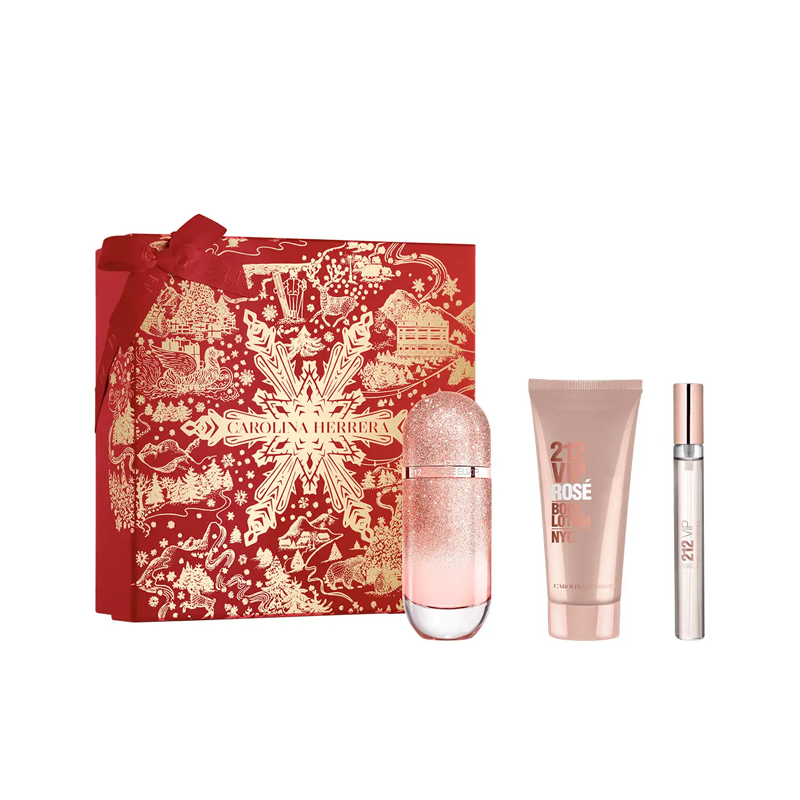 Carolina Herrera 212 VIP rose elixir set de regalo – Disfragancias