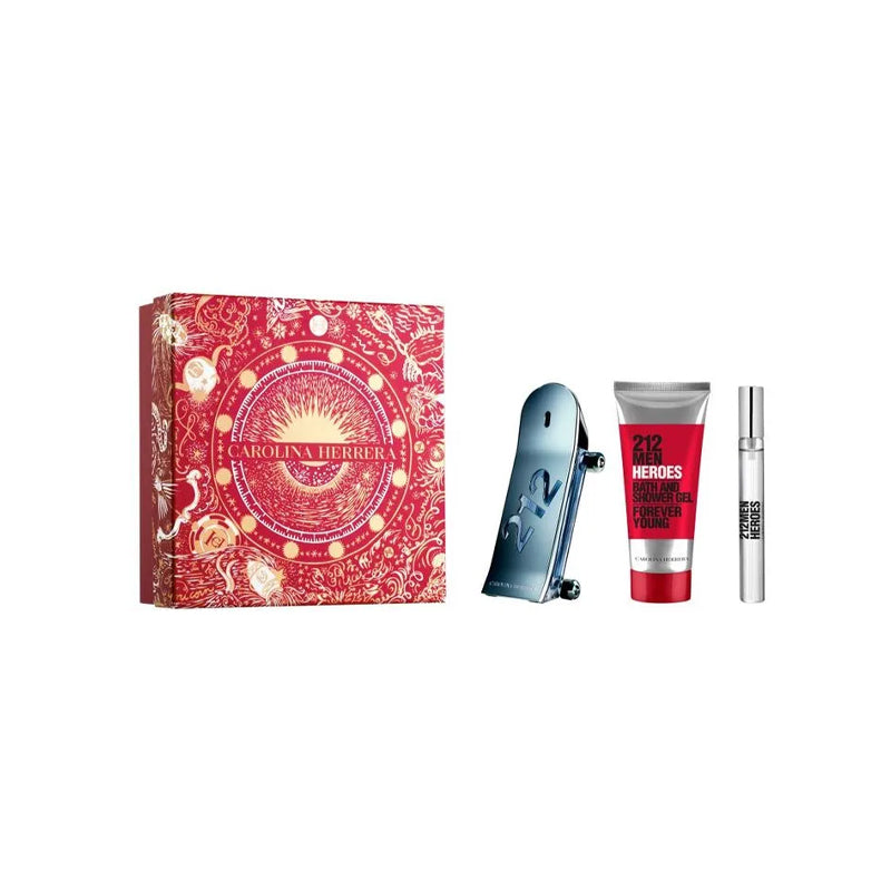 Carolina Herrera 212 Heroes For Men Set de Regalo – Disfragancias