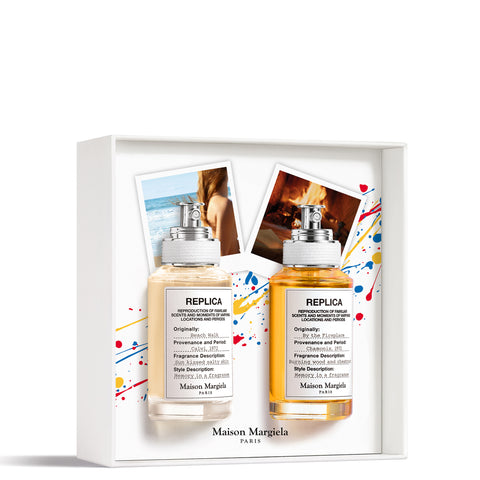 Maison Margiela Replica by the fireplace 30 ML + Replica beach walk 30 ml set de regalo — perfume perfume original en Colo...