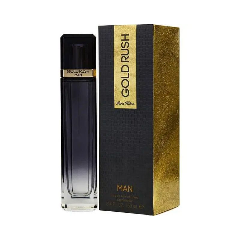 Paris Hilton Gold Rush masculina — perfume hombre original en Colombia | Disfragancias