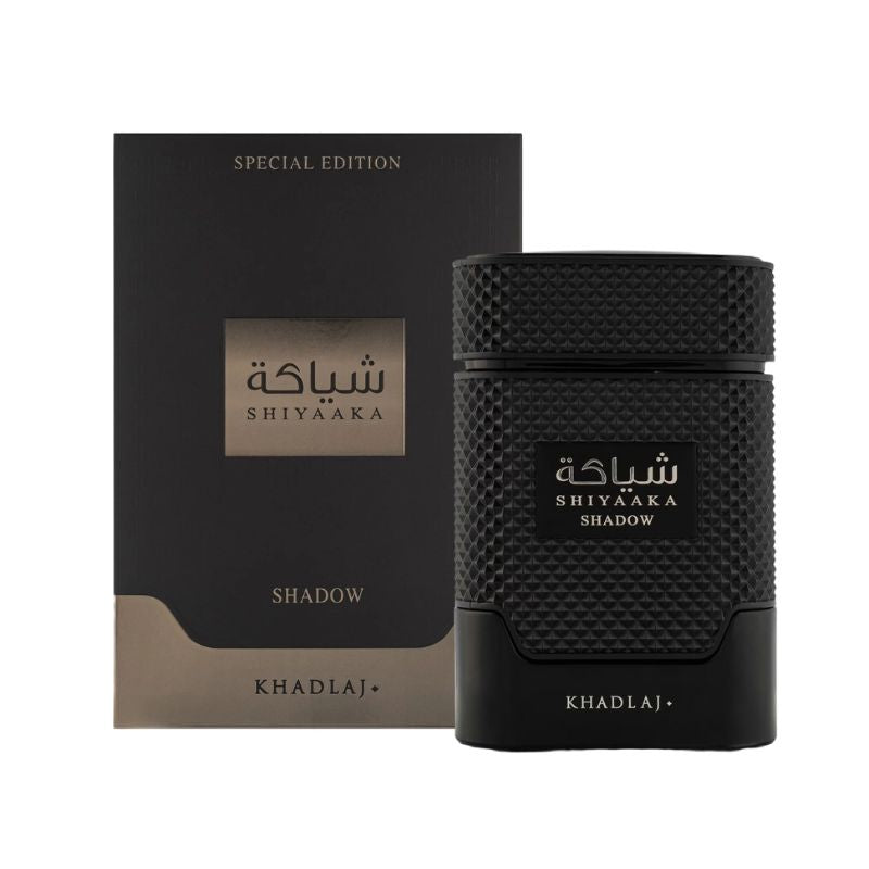 Khadlaj Perfumes Shiyaaka Shadow — perfume hombre original en Colombia | Disfragancias