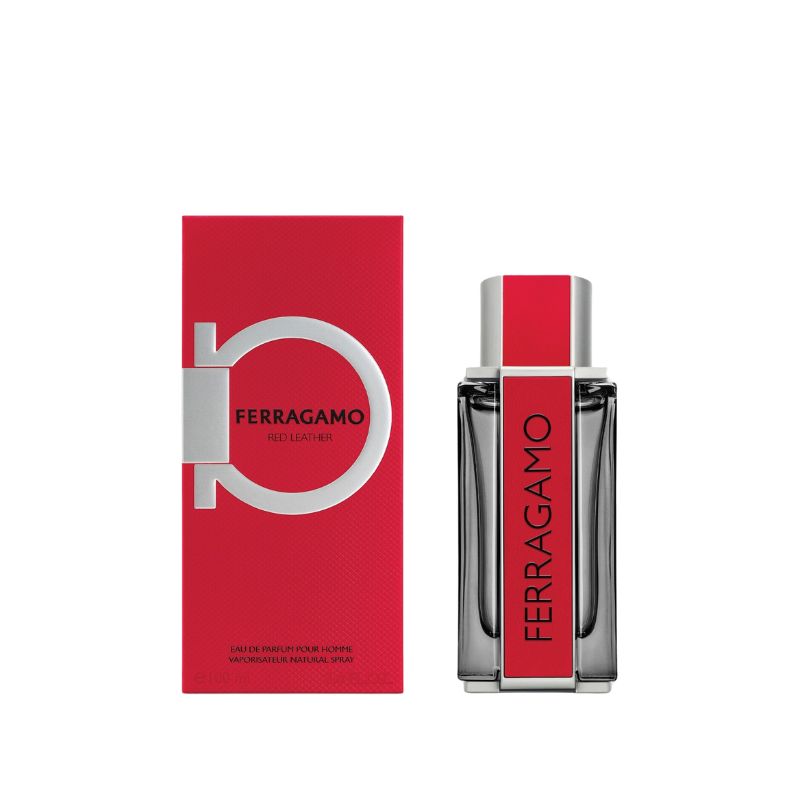 Salvatore Ferragamo Red Leather — perfume hombre original en Colombia | Disfragancias