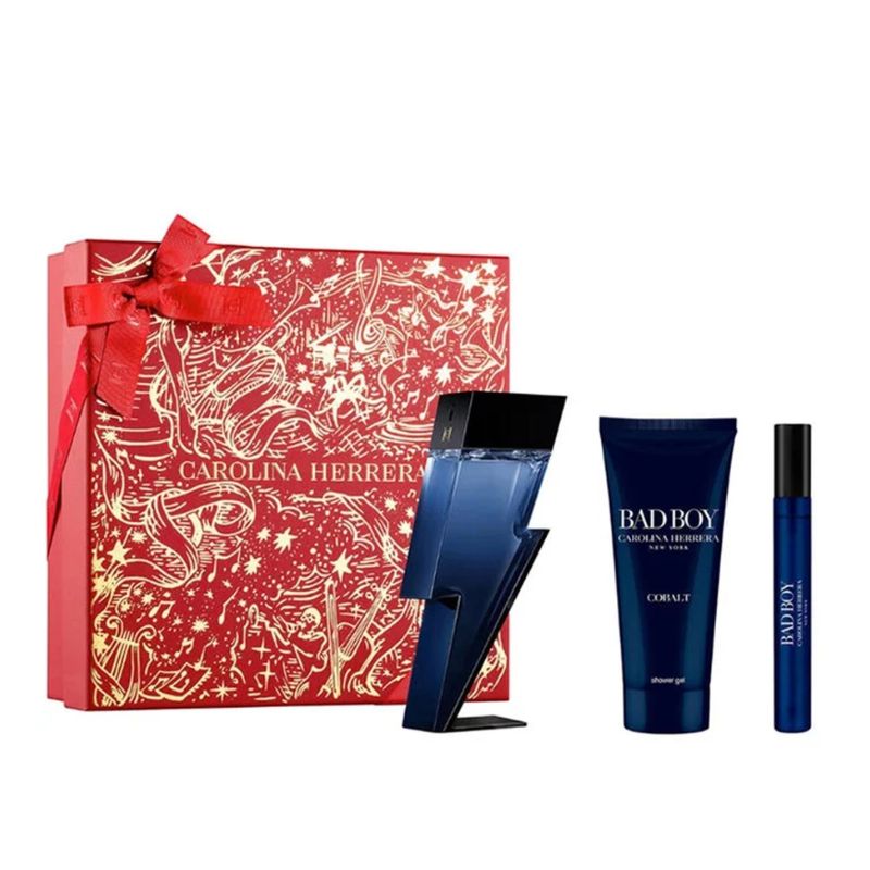 Carolina Herrera Bad Boy Cobalt Set de Regalo — perfume hombre original en Colombia | Disfragancias