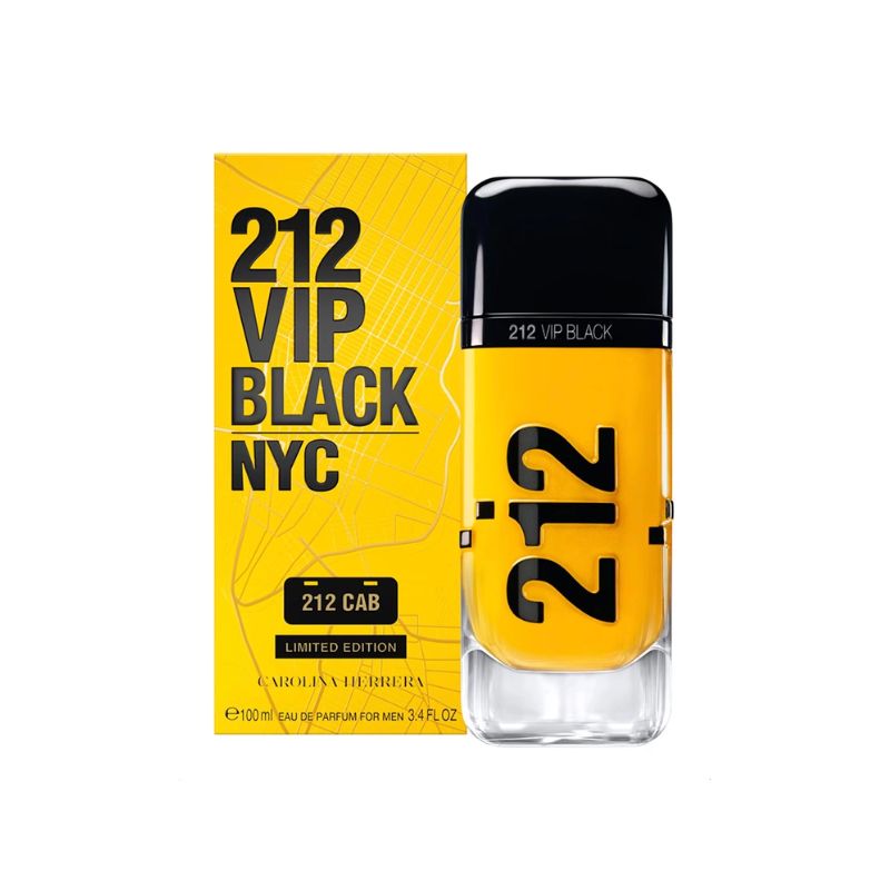 Carolina Herrrera 212 vip black 212 cab edición limitada — perfume hombre original en Colombia | Disfragancias