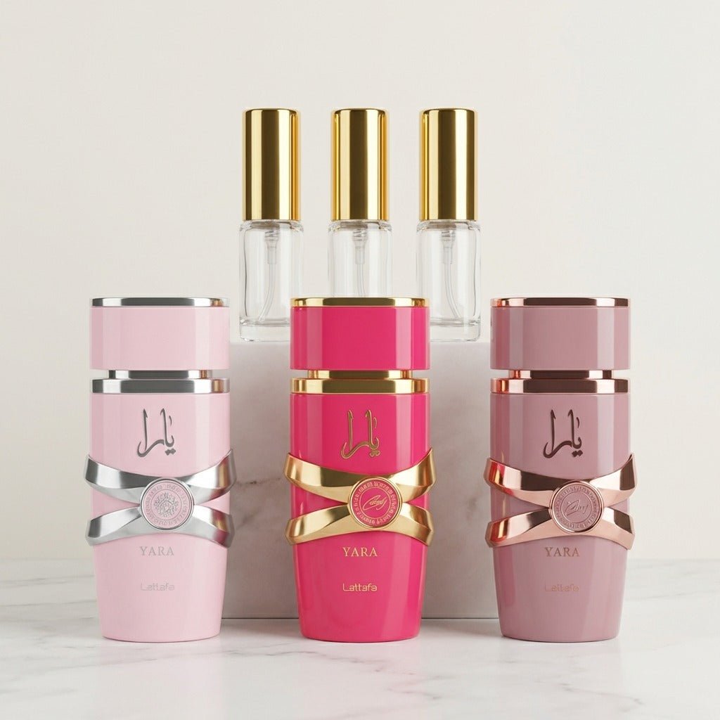 Discovery Set Lattafa Favoritas Yara + Yara Candy + Yara Elixir