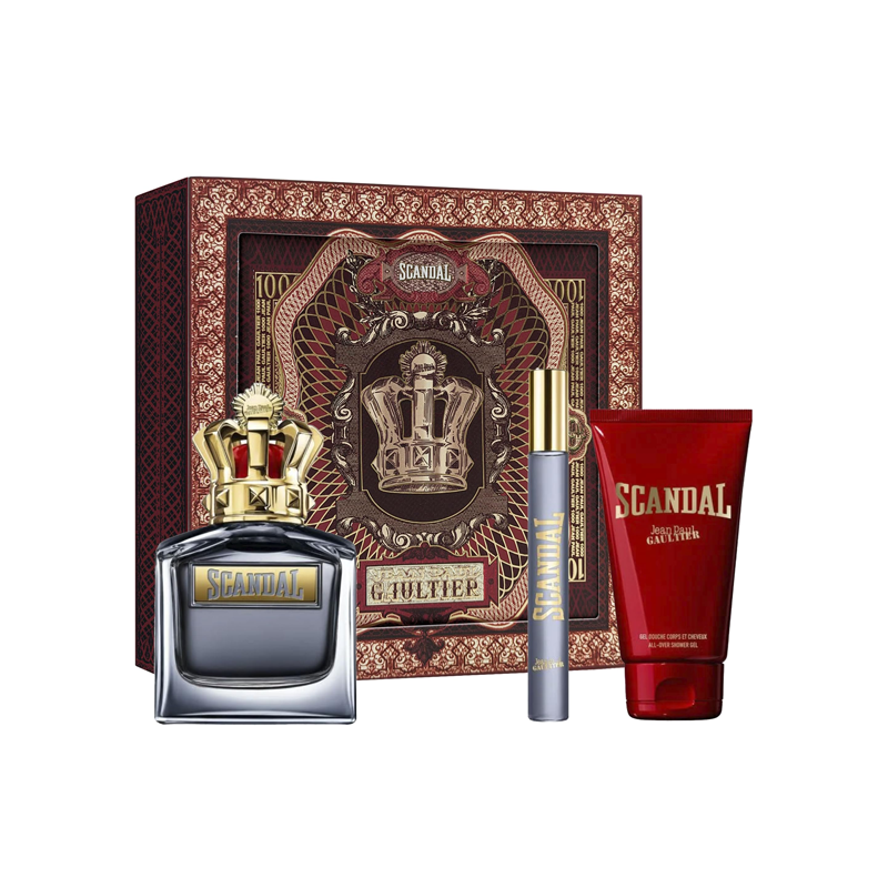 Jean Paul Gaultier Scandal Pour Homme set de regalo — perfume hombre original en Colombia | Disfragancias
