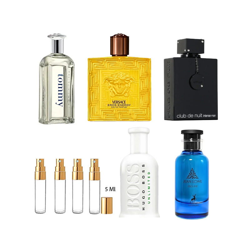 Kit de muestras de perfumes frescos y cítricos para Papá