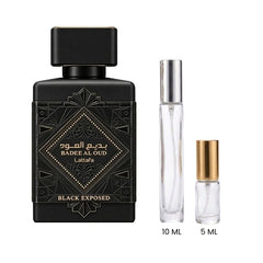 Lattafa Badee Al Oud Black Exposed