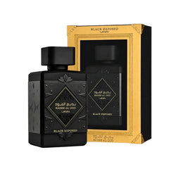 Lattafa Badee Al Oud Black Exposed