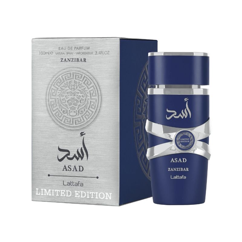 Lattafa Asad Zanzibar Limited Edition — perfume hombre original en Colombia | Disfragancias