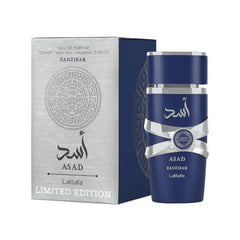 Lattafa Asad Zanzibar Limited Edition — perfume hombre original en Colombia | Disfragancias