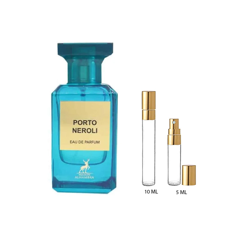 Maison Alhambra Porto Neroli (Alternativa de Tom Ford Neroli Portofino) ML (Decant) Standard