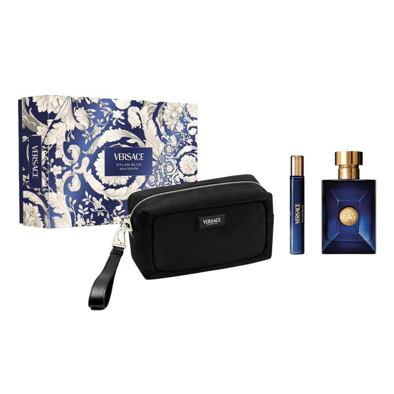 Versace Dylan Blue Masculino Set de regalo — perfume perfume original en Colombia | Disfragancias