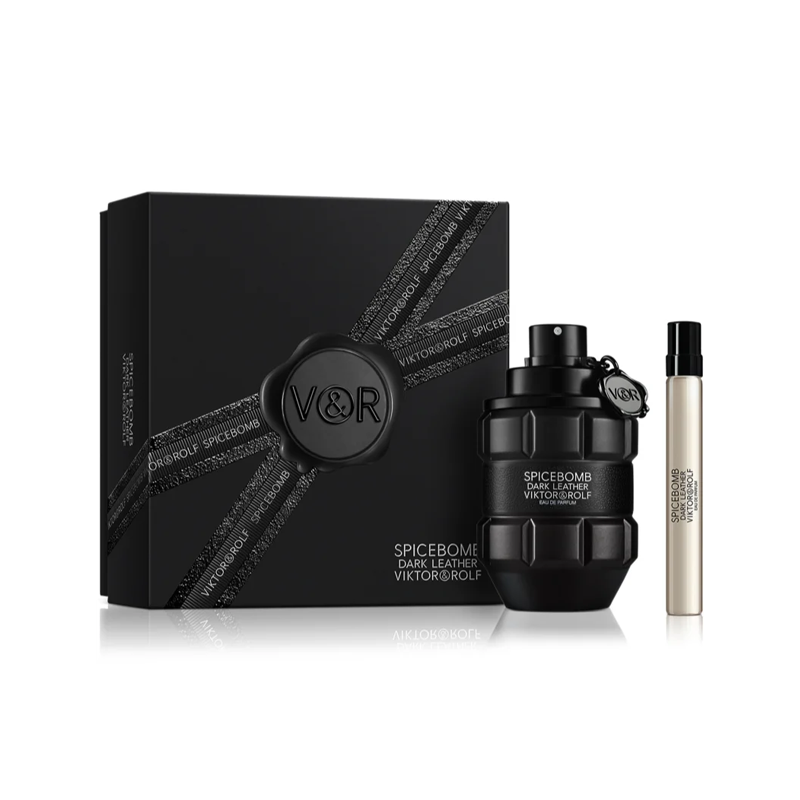 Viktor rolf spicebomb dark leather set de regalo