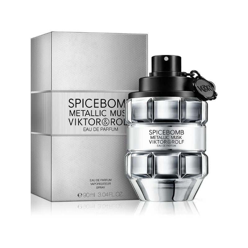 Viktor & Rolf Spicebomb Metallic Musk — perfume hombre original en Colombia | Disfragancias