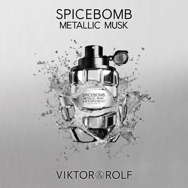 Viktor & Rolf Spicebomb Metallic Musk — perfume hombre original en Colombia | Disfragancias