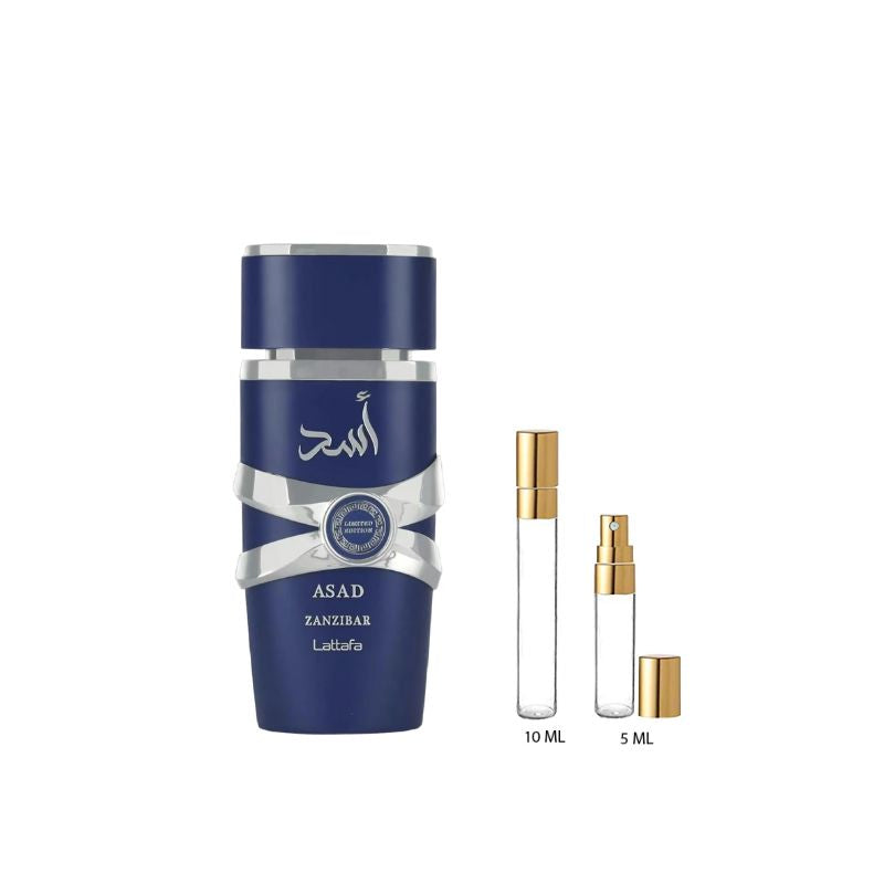Lattafa Asad Zanzibar Limited Edition — perfume hombre original en Colombia | Disfragancias