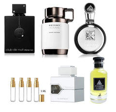 Kit de muestras navideño de perfumes árabes masculinos