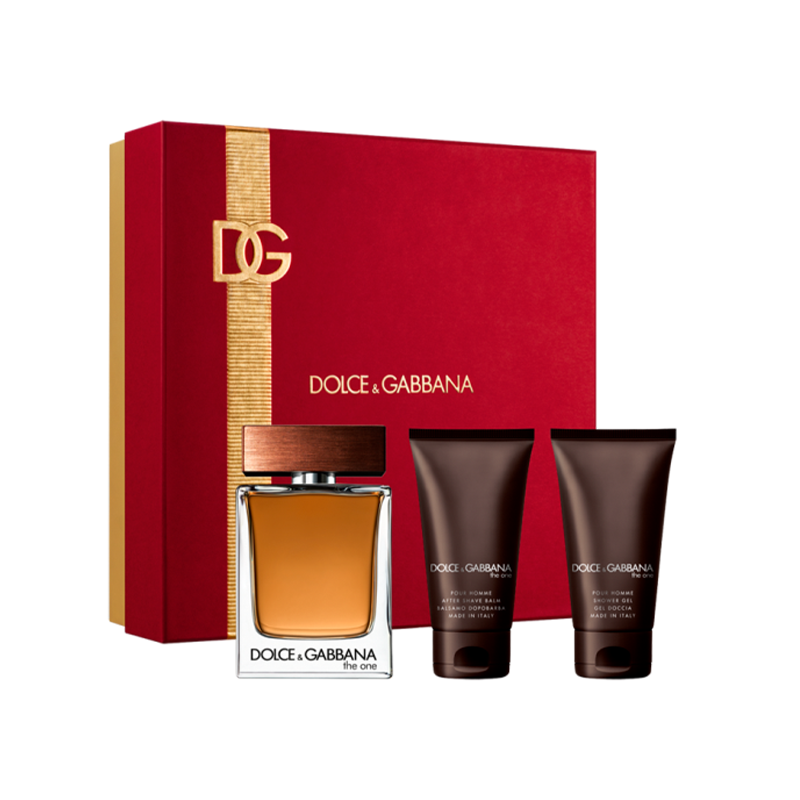 dolce & gabbana the one for men set de regalo — perfume hombre original en Colombia | Disfragancias