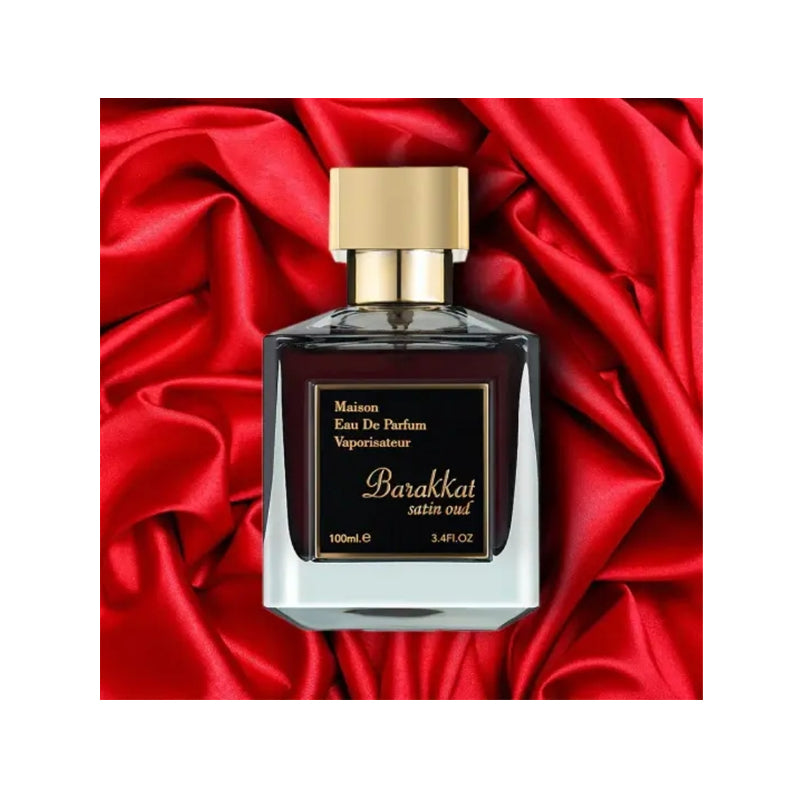 Fragrance World Barakkat Satin Oud — perfume unisex original en Colombia | Disfragancias