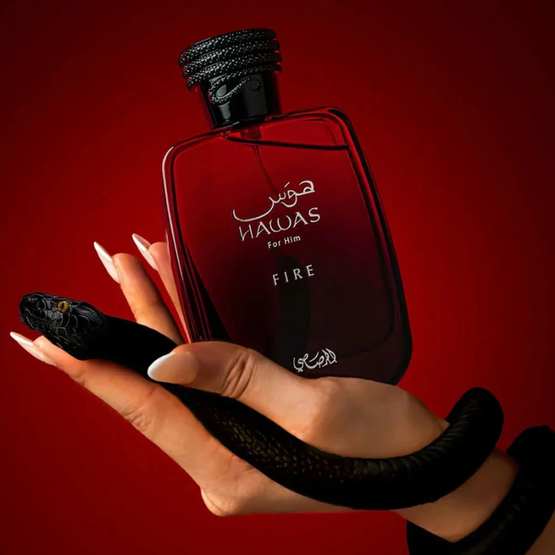 Hawas Fire Rasasi — perfume original en Colombia | Disfragancias
